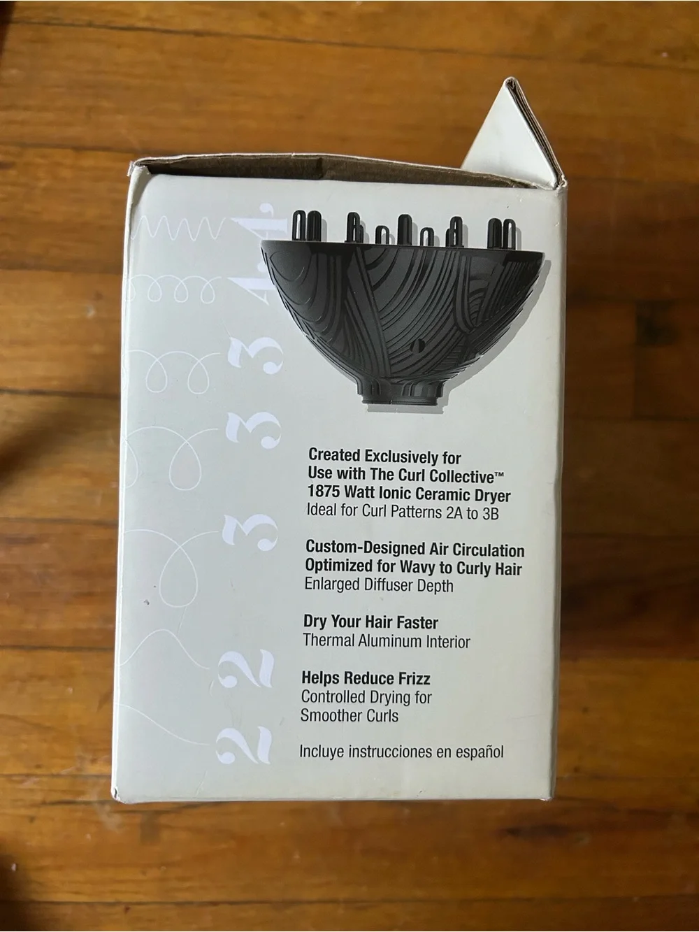 The Curl Collective Curly Hair Diffuser - Pink & Black